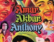 Poster for the movie "Amar Akbar Anthony"